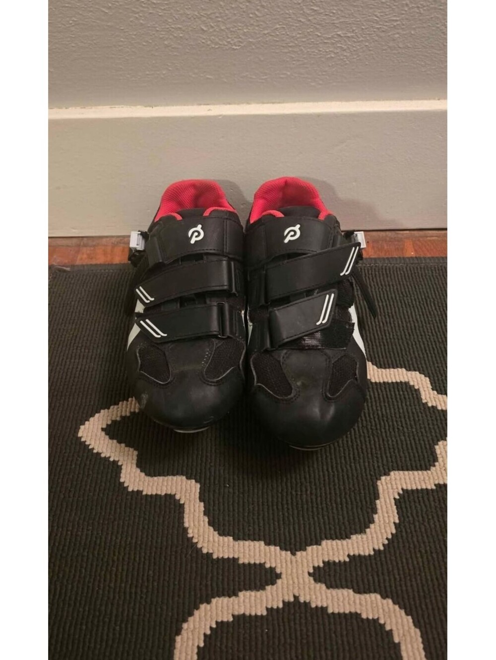 Peloton Unisex Cycling Fitness Workout Shoes Size 39 Black